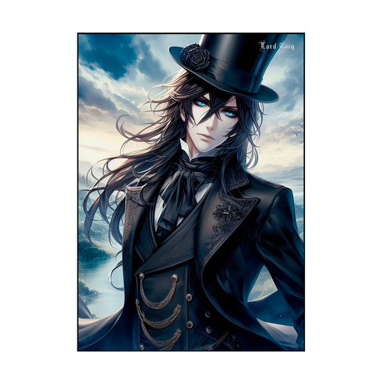 Poster Lord Cain Animé - Black Suit
